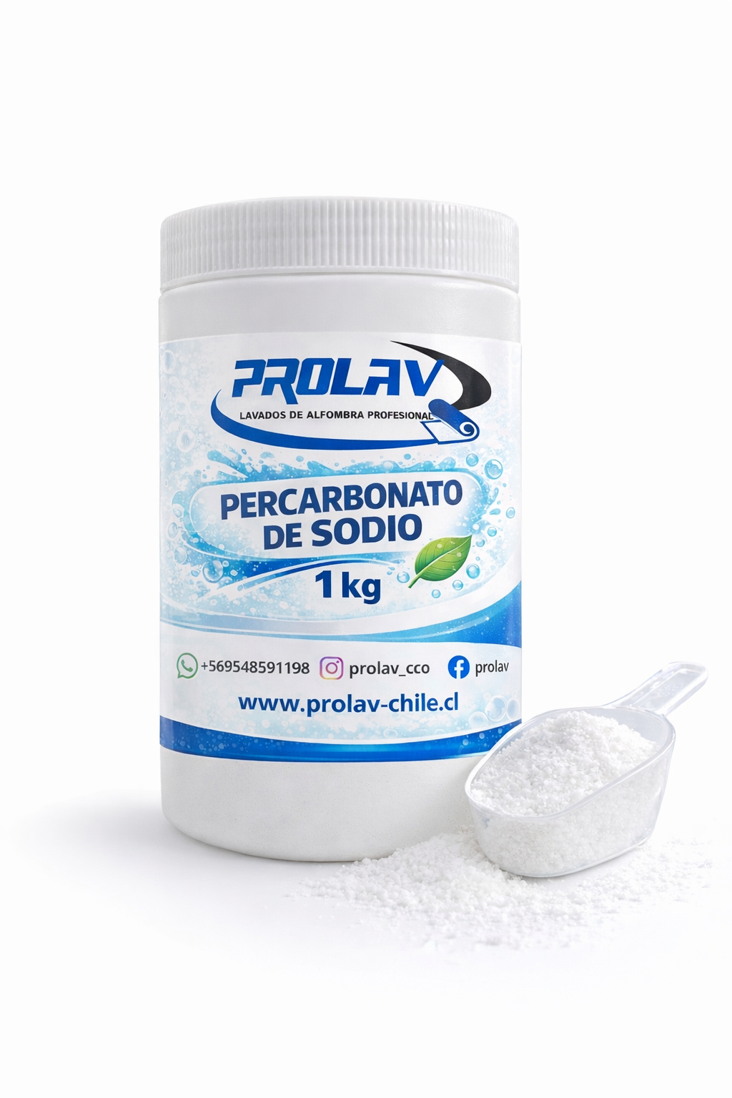Percarbonato de Sodio 1 kg – Blanqueador Profesional en Chile | Prolav